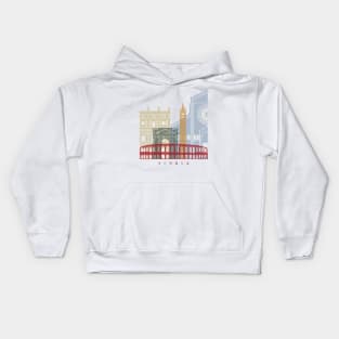 Verona skyline poster Kids Hoodie